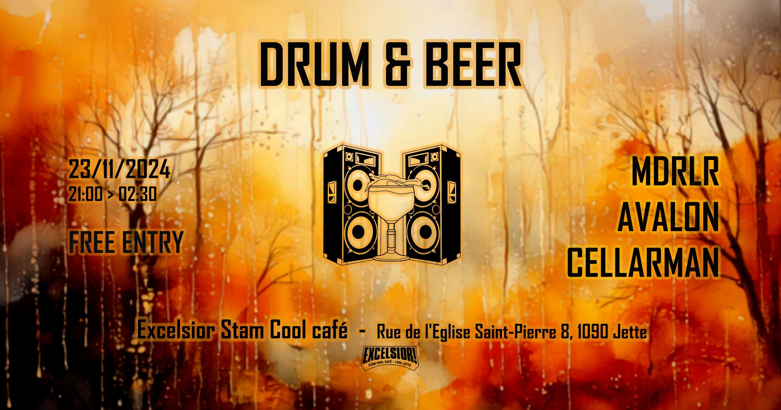 Drum & Beer #23: Liquid Vibes @ Excelsior