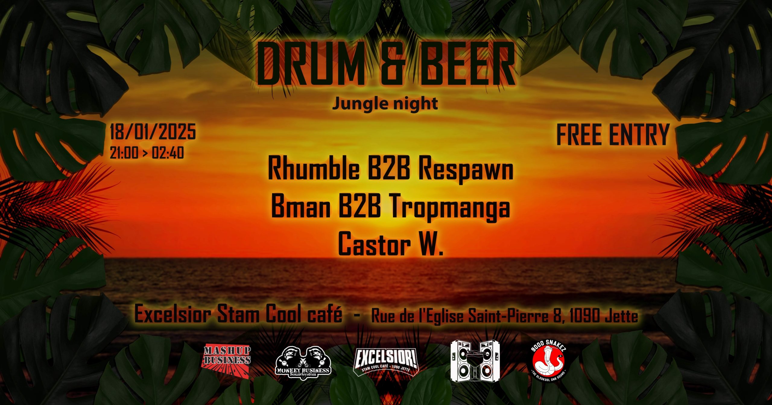 Drum & Beer #24 : Jungle Night