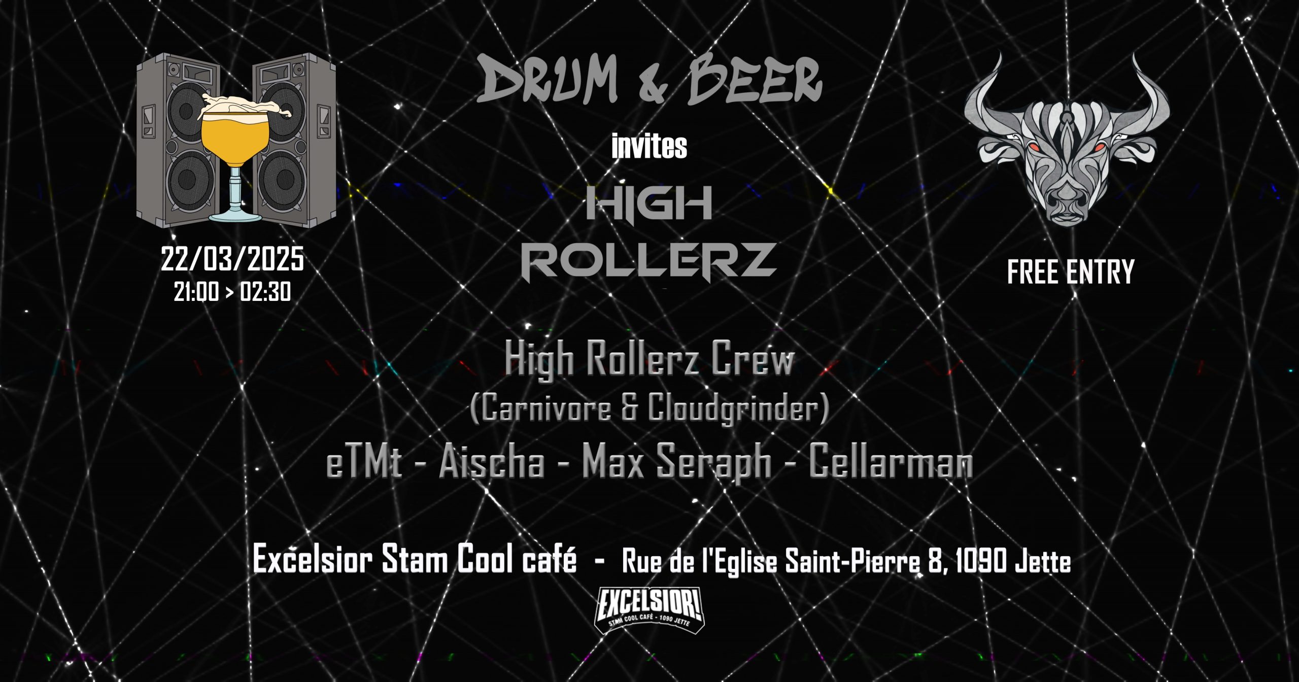 Drum & Beer invites High Rollerz