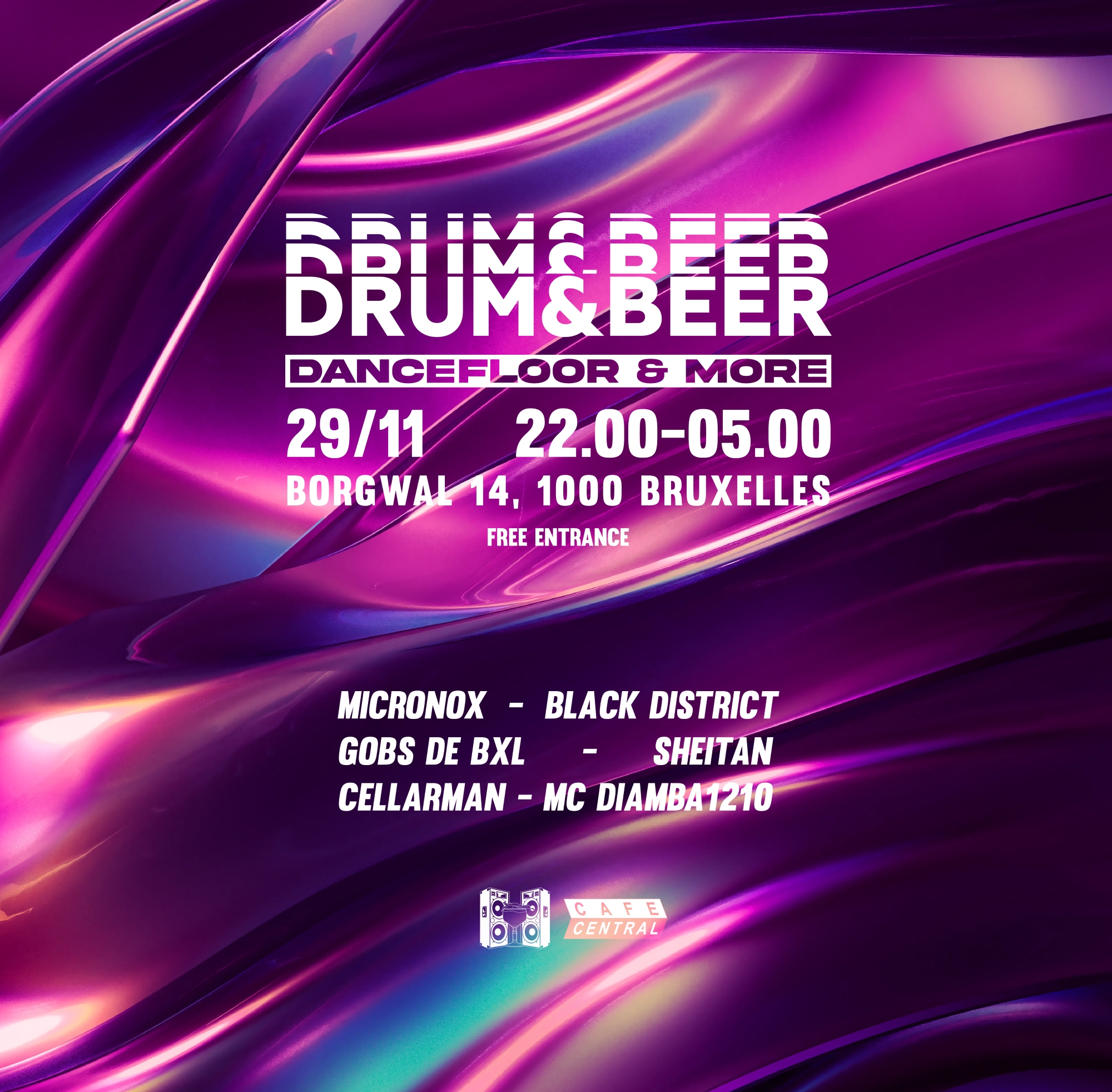 Drum & Beer #35 : Dancefloor & more @Café Central